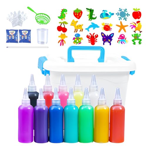 Aqua Fairy Gel – Fantasievolles -Wasserspielzeug, handgefertigtes Wasser-Sprit-Spielzeug | Faszinierendes Stängel-Wasserelfen-Set für Kinder mit Formformen, mehrfarbiges Plüsch-Wasserset für K von Whnbuij