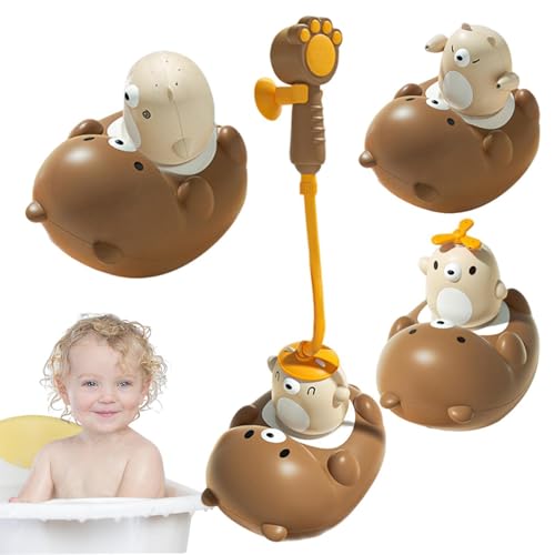 Babybad Duschkopf, Badduschkopf für Kinder,Multifunktionaler Badewanne Sprühgerät Badsprinkler | Süße Baby -Wasserspielzeug -Poolspiele für Kinder über 2 Jahre alt von Whnbuij