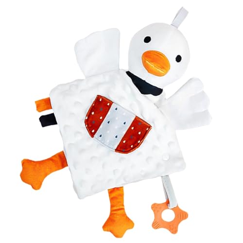 Beruhigendes Duck für Babys, Baby Swan Hand Puppet, beruhigendes Entenplüsch, sensorisches Wildschwan-Spielzeug, umarmendes Schwankissen, beruhigende Plüschtiere für Narra von Whnbuij