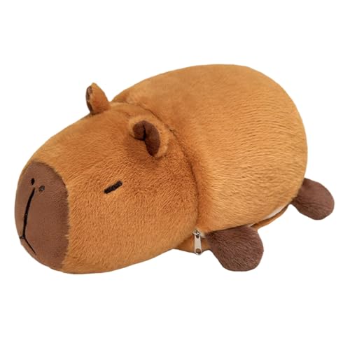 Capybara Plüschtier - Weiches Plüschspielzeug, Plüschkissen, Heimdekoration | Capybara Pelican Reversible Plüschtier mit Reißverschluss, Realistisches Plüschtier Capybar Capybara Plüschtier - Weiches Plüschspielzeug, Plüschkissen, Heimdekoration | Capybara Pelican Reversible Plüschtier mit Reißverschluss, Realistisches Plüschtier Capybar von Whnbuij