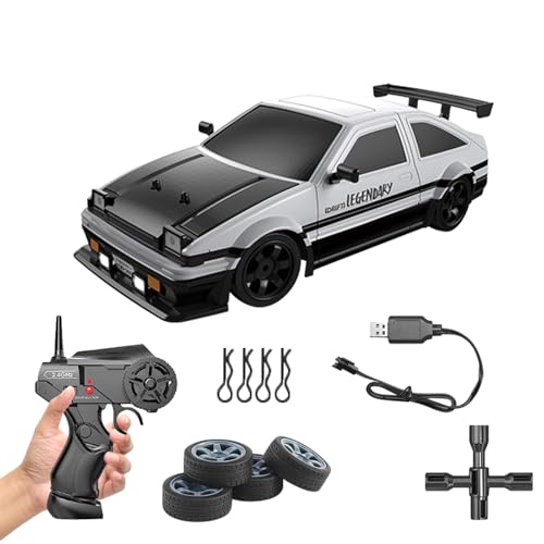 Ferngesteuertes Driftauto - ferngesteuertes Driftauto,Ferngesteuertes Auto im Maßstab 1:16, | Driftendes Reifen-Rennsport-Spielzeugauto, 2,4 GHz, Allradantrieb, 18 km/h, Offroad-Drift-Truck für von Whnbuij