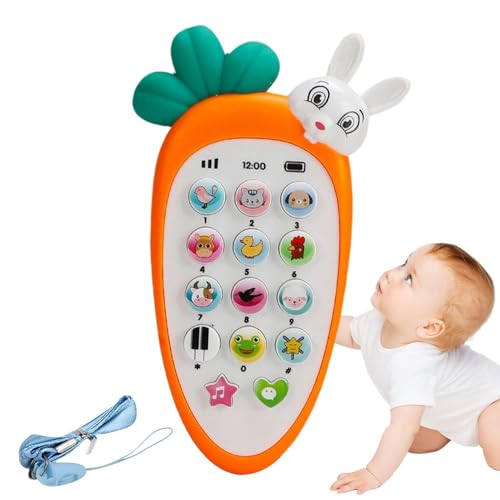 Handy Spielzeug für Kinder - Niedlich Wagen Telefon Mit Atmungsaktivem Licht Und Musik | Zahnspielzeug für Kinder über 6 Monate, Lustiges Spielzeug P Handy Spielzeug für Kinder - Niedlich Wagen Telefon Mit Atmungsaktivem Licht Und Musik | Zahnspielzeug für Kinder über 6 Monate, Lustiges Spielzeug P von Whnbuij