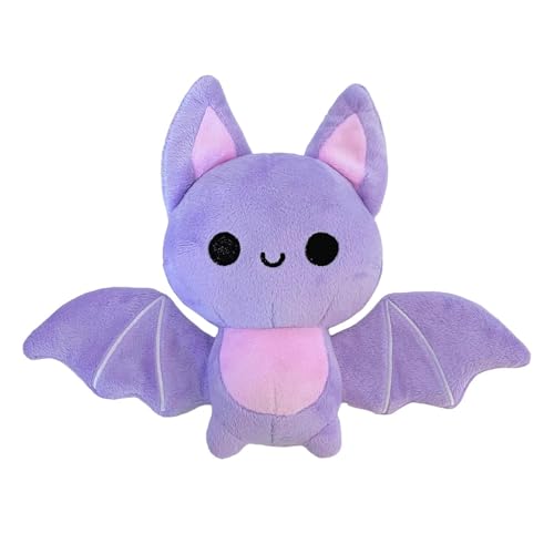 Plüsch-Fledermaus-Spielzeug – 18 Cm Weiches Kuscheltier, Gefülltes Halloween-Plüschtier | Plüschpuppe Als Geschenk Für Kinder, Heimdekoration Für Sofa, Kinderzimmer, Bett, Schlafzimmer, Autositz, Goth von Whnbuij