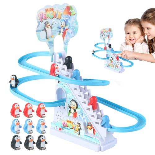 Slide Penguin – Mobile Kletterfläche, beleuchteter Pinguin-Turm mit Musik | Lauffolie für Les, LED-Aktivitätsset, Spielzeug zum Geburtstag, Pengu Cabochespiel Slide Penguin – Mobile Kletterfläche, beleuchteter Pinguin-Turm mit Musik | Lauffolie für Les, LED-Aktivitätsset, Spielzeug zum Geburtstag, Pengu Cabochespiel von Whnbuij
