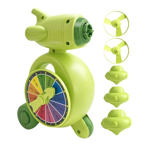 Spinnerscheiben für Kinder, fliegendes rotierendes Scheibenspielzeug | 5-in-1-Spielzeug, Gyroscope mit fliegender Untertasse, lustiger fliegender Spinner, dreht das Spielzeug der V-Scheibe von Whnbuij