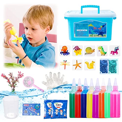 Wasserperlen-Spielzeug – Wasserkreaturen-Perlen-Experimentierset, Squeeze-Wasser-Gel-Spielzeug | Hydrogel-Wasserkugeln-Spielzeug, lebendige Aqua-Gel-Spielzeugfiguren, handgefertigtes magisches Wasserm von Whnbuij