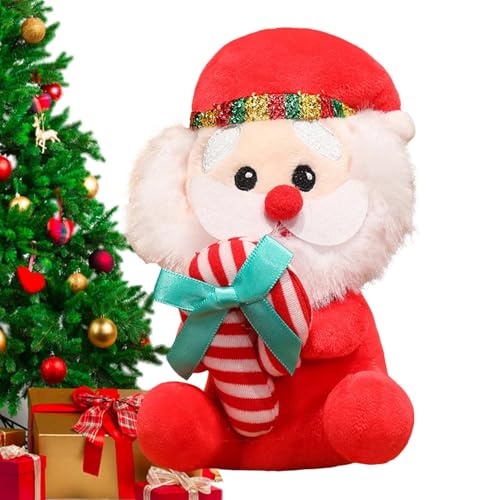 Weihnachtskuscheltiere für Kinder,Rentier Weihnachtskuscheltiere - Plüschpuppe Weihnachtsdekoration mit Saugnapf - Weihnachtsdekorationen für den Innenbereich, Weihnachtsplüschkissen, Weihnachtsplüsch von Whnbuij