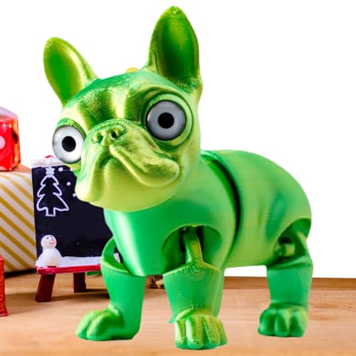 Whnbuij 3D Gedruckter Hund | Artikulierter Bulldogge Zappelspielzeug - Kleine Tier Fingerabdrück Figuren Für Erwachsene Vitrine Bücherregal Ostern Geburtstag Weihnachten Partyzimmer Whnbuij 3D Gedruckter Hund | Artikulierter Bulldogge Zappelspielzeug - Kleine Tier Fingerabdrück Figuren Für Erwachsene Vitrine Bücherregal Ostern Geburtstag Weihnachten Partyzimmer von Whnbuij