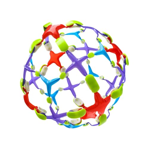 Whnbuij Atembälle für Kinder, Atemball - Bunt erweiterbarer magischer Zappel Kugel Ball - Teleskopspielzeug für Kinder, Outdoor -Zappel -Party -Requisiten für Atemübungen und Spielen von Whnbuij