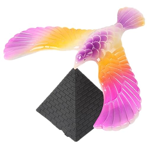 Whnbuij Balance Eagle – Balancierendes Vogelspielzeug | Balancierender Vogel, Schwerkraftvogel mit Pyramiden-Kombinationsset, Kinder, Physikalische Wissenschaft, Erwachsene, Büro, Desktop, Neuheit, von Whnbuij
