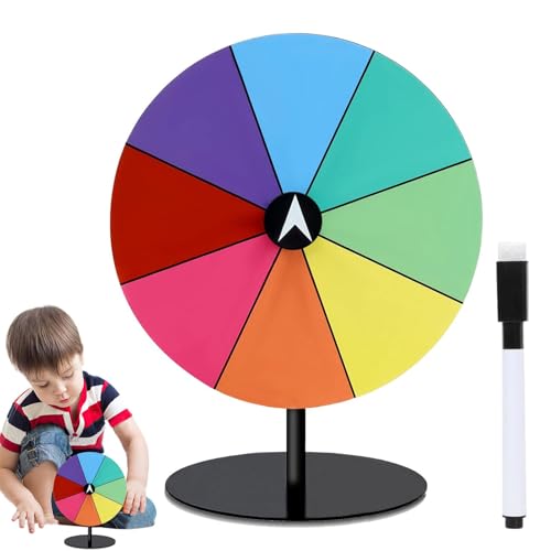 Whnbuij Belohnungsrad, Spielrad - Fortune Tischschubrad mit Ständer | Bunte Doodle-Spielspinner für Karneval, Abschlussfeier, Hochzeit, Neues Jahr, Einweihungsparty Whnbuij Belohnungsrad, Spielrad - Fortune Tischschubrad mit Ständer | Bunte Doodle-Spielspinner für Karneval, Abschlussfeier, Hochzeit, Neues Jahr, Einweihungsparty von Whnbuij