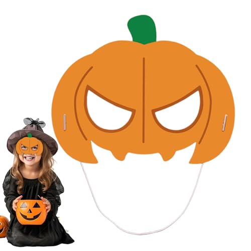 Whnbuij Halloween Gesichtsbedeckung,Gesichtsschutz | Kinder Halloween Gesichtsschutz,Kreative Partygeschenke, tragbarer Gesichtsschutz für Cosplay, Party, Tanz von Whnbuij