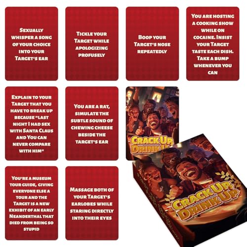 Whnbuij Kartenspiele mit Getränken - Lustige Spiele für Erwachsene | Lustige Und Schnelle Abende für Freunde, Familie, Paare, Camping Und Universität Whnbuij Kartenspiele mit Getränken - Lustige Spiele für Erwachsene | Lustige Und Schnelle Abende für Freunde, Familie, Paare, Camping Und Universität von Whnbuij