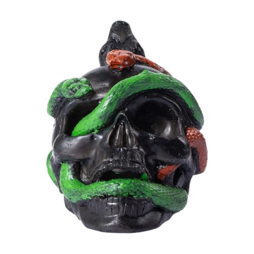 Whnbuij Schreiende Pfeife | Totenkopf-Pfeife Schlange Schlange Gruselig für Halloween | Interaktive Spiele im Dark Stil für Kostümpartys und Halloween Whnbuij Schreiende Pfeife | Totenkopf-Pfeife Schlange Schlange Gruselig für Halloween | Interaktive Spiele im Dark Stil für Kostümpartys und Halloween von Whnbuij