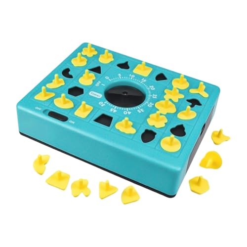 Zeitgesteuertes Puzzlespiel, Puzzle-Brettspiel - Geometrie Form Zeit Puzzle Logisches Denkspiel | Lernspielzeug für Kinder, formt kognitives, passendes Popup-Tablett von Whnbuij