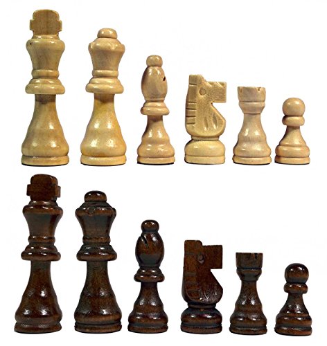 Wholesale Chess Basic Staunton Wood Schachfiguren (7,6 cm) von Wholesale Chess