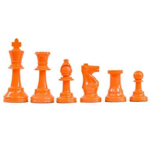 Wholesale Chess Staunton Farbige Schachfiguren (Orange) von Wholesale Chess