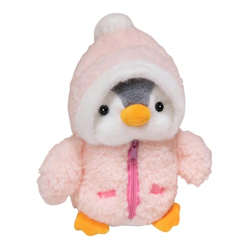 Whpsiting Stofftier Pinguin,Pinguin Plüsch - Weiche Tierpuppe,9,8-Zoll-Cartoon-Schlafplüschtiere, weiche, kuschelige Kuschelkissenpuppe, Tierplüschtiere für Kinder von Whpsiting