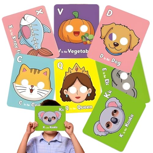Buchstaben Lernkarten,26-teilige Vorschulkarten mit Buchstaben - Pädagogisches Tier-Spielzeug als Lernspiel für Kinder von 3 bis 6 Jahren Buchstaben Lernkarten,26-teilige Vorschulkarten mit Buchstaben - Pädagogisches Tier-Spielzeug als Lernspiel für Kinder von 3 bis 6 Jahren von Whrcy