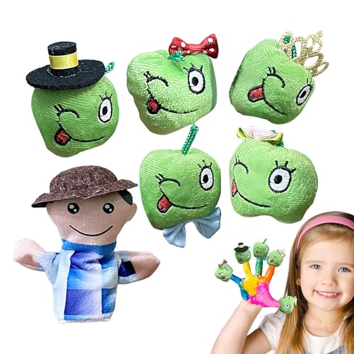 Fingerpuppen Für Kleinkinder | 6 Stück Niedliche Fingerpuppen Für Kleinkinder | Interaktive Lernspielzeuge Für Entwicklung Und Rollenspiel Fingerpuppen Für Kleinkinder | 6 Stück Niedliche Fingerpuppen Für Kleinkinder | Interaktive Lernspielzeuge Für Entwicklung Und Rollenspiel von Whrcy