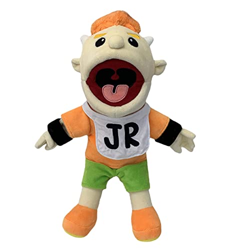 Jeffy Puppet Handpuppe für Kinder, Jeffys Plüschtier mit funktionierendem Mund,Cartoon Puppet Weiches Plüsch Spielzeug Handpuppe für House, Geschenk für Geburtstag von Whrcy