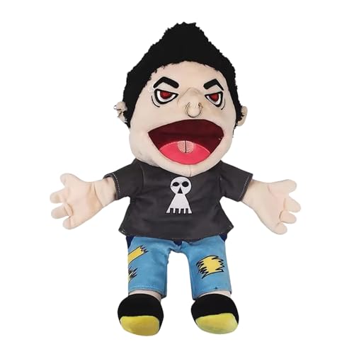 Jeffy Puppet Handpuppe für Kinder, Jeffys Plüschtier mit funktionierendem Mund,Cartoon Puppet Weiches Plüsch Spielzeug Handpuppe für House, Geschenk für Geburtstag (Bully Billy) von Whrcy