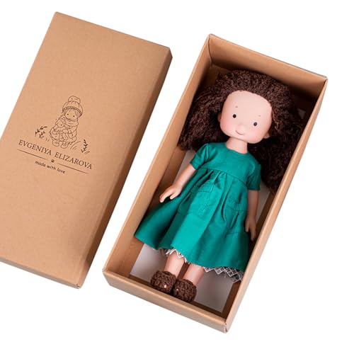 Weiche handgefertigte Puppen, handgefertigte Strickpuppe | Süßes kleines Mädchen Plüschtier | Handgefertigte Plüschpuppe für den Weihnachtsgeburtstag, fördert Fantasie und Feinmotorik Weiche handgefertigte Puppen, handgefertigte Strickpuppe | Süßes kleines Mädchen Plüschtier | Handgefertigte Plüschpuppe für den Weihnachtsgeburtstag, fördert Fantasie und Feinmotorik von Whrcy