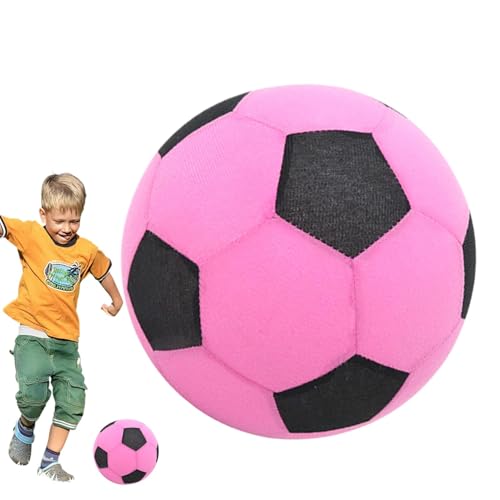 Whrcy Fußball für Kinder, aufblasbarer Fußball - Bunter Simulations-Fußball aus Stoff | Blow Up Football, interaktiver aufblasbarer Wasserball für Kinder und Jugendliche von Whrcy