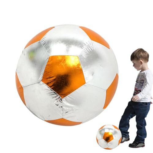 Whrcy Hallenfußball, Soft-Fußball - Bunter Simulations-Fußball aus Stoff | Blow Up Football, interaktiver aufblasbarer Wasserball für Kinder und Jugendliche von Whrcy