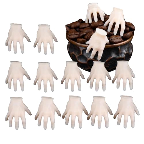 Whrcy Halloween Gruselige Mini Hände | Schaurige Halloween Dekoration Realistische Hände | 15 Stücke Horror Festliche Feiertag Figuren für Tischdekoration Themenpartys Spukhaus Schreibtisch Whrcy Halloween Gruselige Mini Hände | Schaurige Halloween Dekoration Realistische Hände | 15 Stücke Horror Festliche Feiertag Figuren für Tischdekoration Themenpartys Spukhaus Schreibtisch von Whrcy