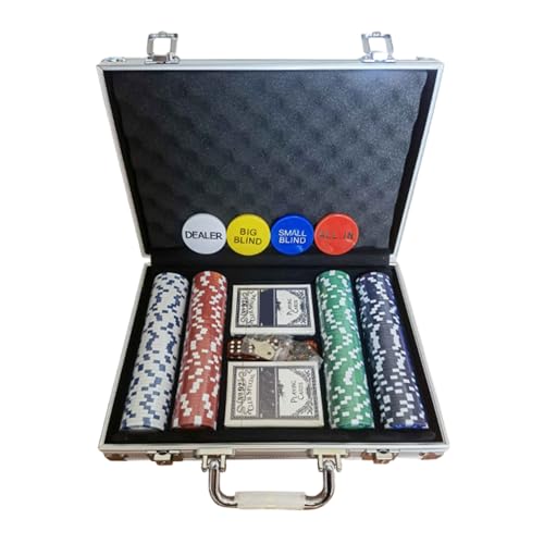 Whrcy Pokerchips Set | Reise-Set Für Pokerchips | 200 Spielmarken Vielseitige Spielutensilien Für Gesellschaftsspiele Fest Familienabend Reise Erwachsene Freizeit Outdoor Whrcy Pokerchips Set | Reise-Set Für Pokerchips | 200 Spielmarken Vielseitige Spielutensilien Für Gesellschaftsspiele Fest Familienabend Reise Erwachsene Freizeit Outdoor von Whrcy