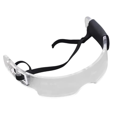 Whrcy Puppenbrille, Puppenglas,Leuchtende Brillen mit klaren Gläsern - Coole Puppenbrillen, Cosplay-Zubehör für 5,9-Zoll-Puppen und andere Puppen von Whrcy