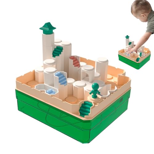 Whrcy Straßenbauer-Logikspielzeug für Kinder,Logischer Straßenbauer,Puzzle-Brettspiele - Spielzeug für Feinmotorik, Labyrinthspiele, Lernspielzeug für Vorschulkinder von Whrcy