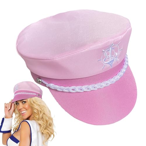 Whrcy Yacht Kapitän Hut - Kapitän Hut | Verstellbar Bequem Accessoire Für Feste Outfits Erwachsene Party Hochzeit Halloween Whrcy Yacht Kapitän Hut - Kapitän Hut | Verstellbar Bequem Accessoire Für Feste Outfits Erwachsene Party Hochzeit Halloween von Whrcy