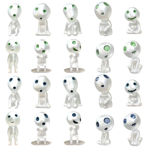 Mini Alien Figuren 20pcs Alien Figur leuchten im dunklen winzigen Alienspielzeug 10 Stile Harz Alien Figur Alien Party Gefälligkeiten für Kinder, Alien Figur von Whyzsjnclg