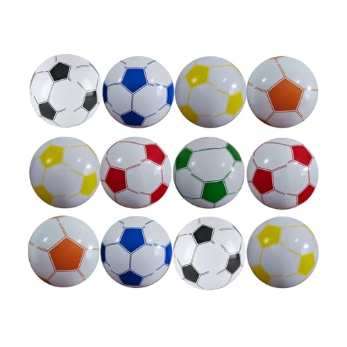 Whyzsjnclg Größe 2 Fußball, 12 Prozent Kinder weiche leichte Fußball -Plastikfußball, weiche Fußball für Kinder im Innenräumen, ideal für Innen- und Freien, Strand und Garten 28 cm, Größe 1 Fußball von Whyzsjnclg