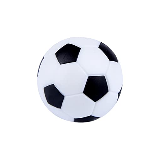 Whyzsjnclg Tischfußballkugeln Mini Plastikfußbälle Kinder schwarz weiße Ball Tischspiel 32 -mm -Kinderfußballball von Whyzsjnclg