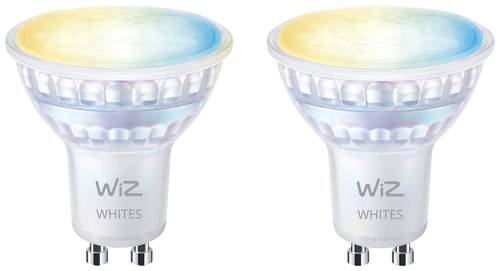 WiZ 8720169076709 LED EEK F (A - G) GU10 Reflektor 4.7W Warmweiß bis Kaltweiß 2St. von WiZ