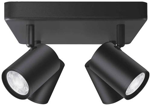 WiZ 8719514554573 IMAGEO Spots 4x5W B 22-65K RGB SQ LED-Deckenleuchte 20W Schwarz von WiZ