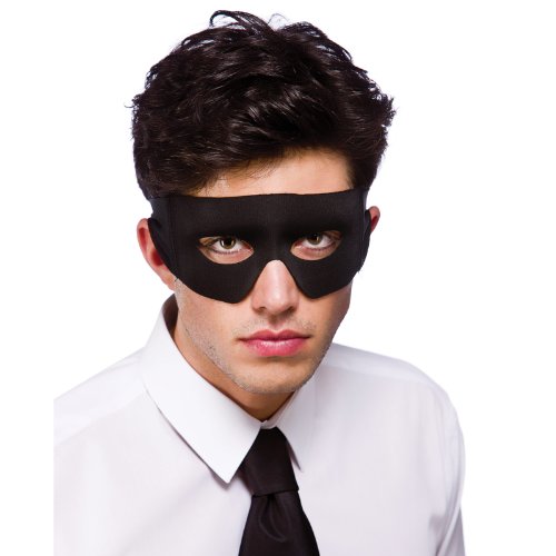 Bandit/Superhero Eyemask - Black von Wicked Costumes