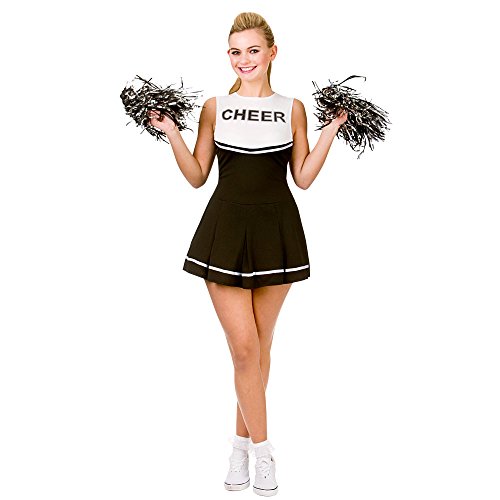 Cheerleader Black / White **NEW** von Wicked Costumes