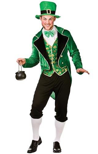 Deluxe Leprechaun Fancy Dress Stag Costume von Wicked Costumes