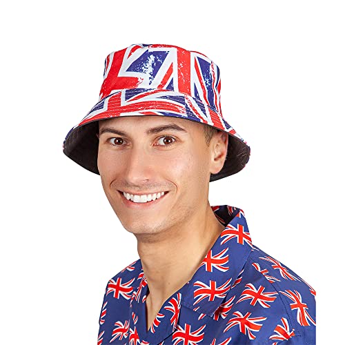 G.B Fischerhut Union Jack Retro von Wicked Costumes