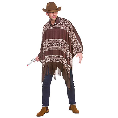 Wicked Costumes Cowboy-Poncho für Erwachsene, Einheitsgröße von Wicked Costumes