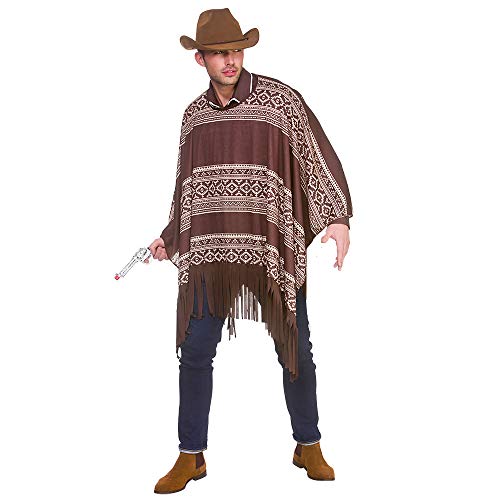 Wicked Costumes Western-Poncho für Erwachsene, Einheitsgröße von Wicked Costumes