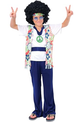 Wicked Costumes Hippie-Kostüm für Jungen, Größe L (8–10 Jahre) von Wicked Costumes