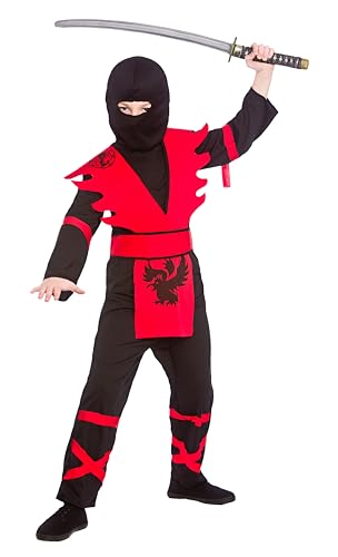 Wicked Costumes – Ninja-Kostüm für Kinder, Größe 11 – 13 Jahre (146 – 158 cm) von Wicked Costumes