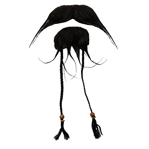 wicked Carribbean Pirate Beard & Tash Fancy Dress Accessory von Wicked Costumes