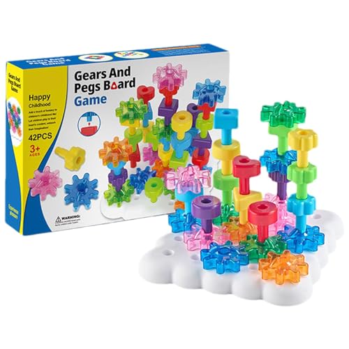 Wiclnyg Balancing Blocks Spielzeug, pädagogisches Familienbrettspiel - Sicheres interaktives Spielen für alle Altersgruppen,Pädagogische multifunktionale Puzzle-Spielzeuge für Kinder, Jungen, Mädchen, von Wiclnyg