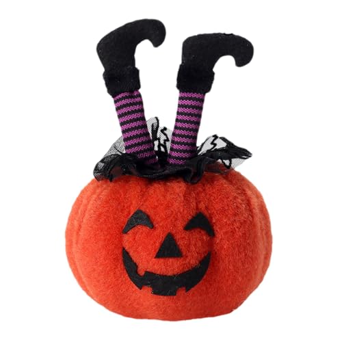 Wiclnyg Gefüllter,-Plüschtier,-Plüschkissen mit Hexenfüßen - Einzigartige Halloween-Dekoration, süßes -Stofftier, Partygeschenke von Wiclnyg
